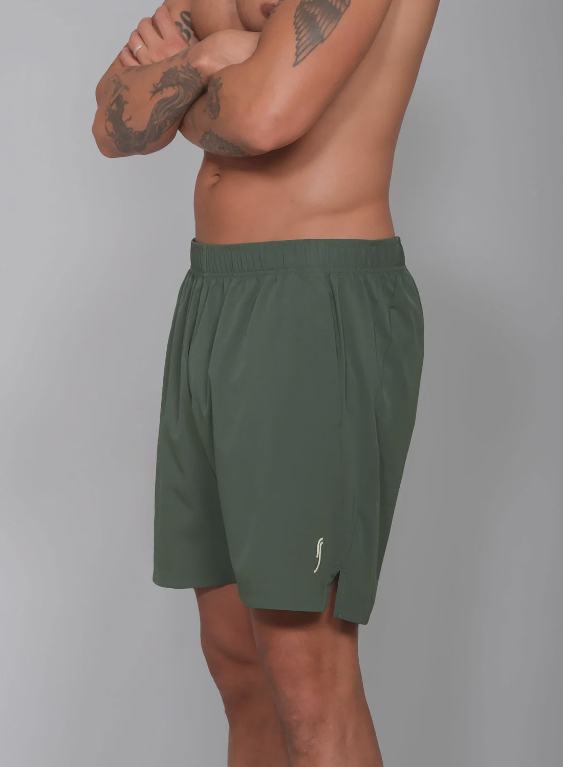 RS-Sport Men's Performance Shorts- Court Green 011