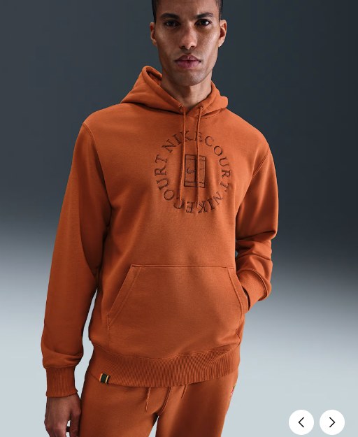 Nike Men's Court Heritage DriFit Hoodie HM6759-246