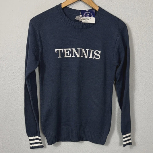 Bubble Tennis Sweater-Navy