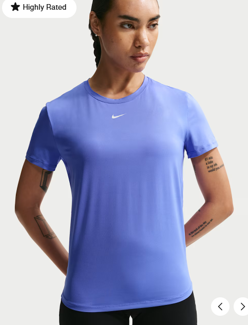 Nike One Women's Classic DriFit Short Sleeve Top FN2798-570
