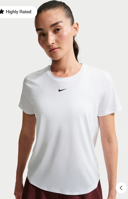 Nike One Women's Classic DriFit Short Sleeve Top FN2798-101