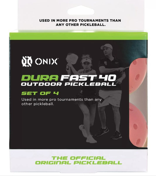 Onix Dura Fast 40 Outdoor Ball 4Pk