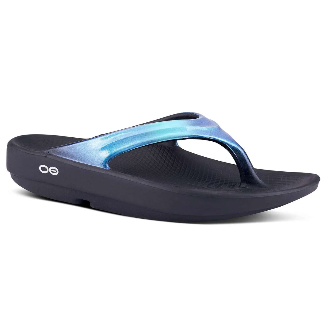 OOfos Ladies Luxe Sandal - Atlantis