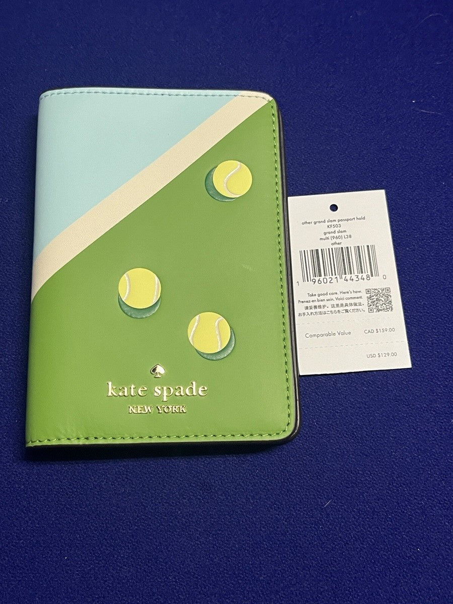 新品　Kate Spade パスポートケース フォックス グリーン Kate Spade Tennis Passport Holder – All About Tennis