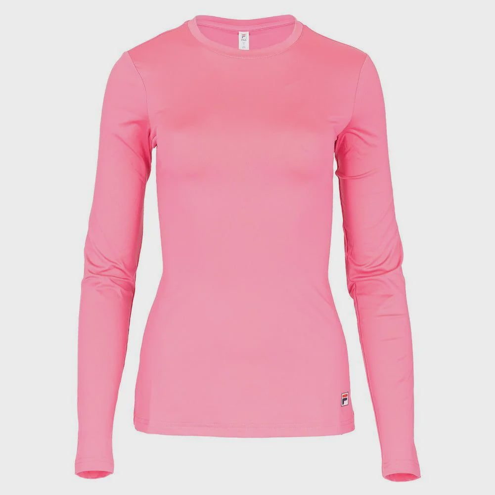 Fila Women's Pickleball UV Blocker Long Sleeve Shirt - Cyclamen Pink