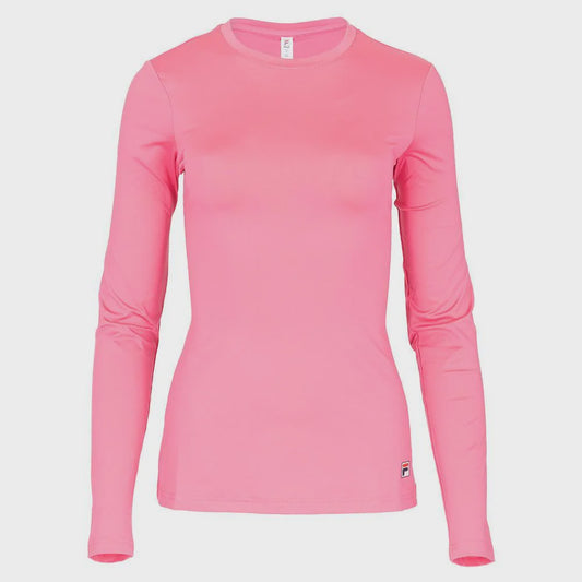 Fila Women's Pickleball UV Blocker Long Sleeve Shirt - Cyclamen Pink