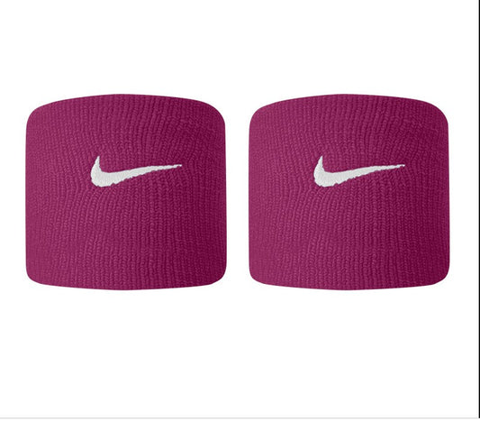 Nike Swoosh Single Classic Wristband-  Magenta/White