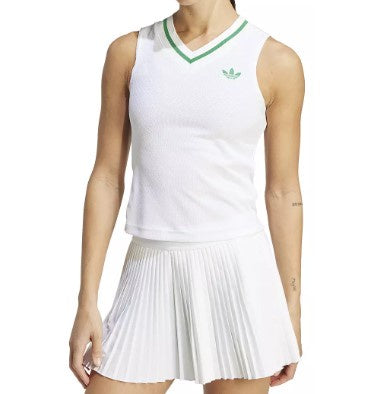Adidas Girl's Tennis Pro CLIMACOOL Tennis Tank Top- JY1888 white