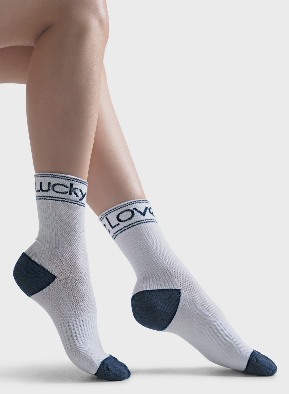 Lucky In Love Women's Super Soft Crew Socks 2 Pack