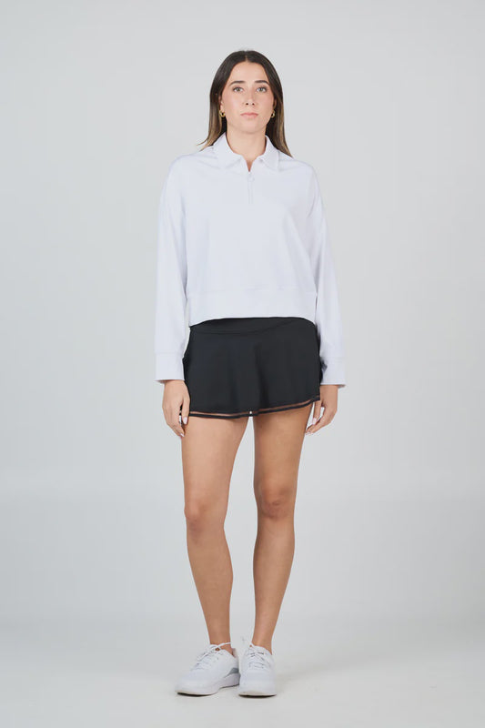 Sofibella Women's Staples Pullover 2612 White