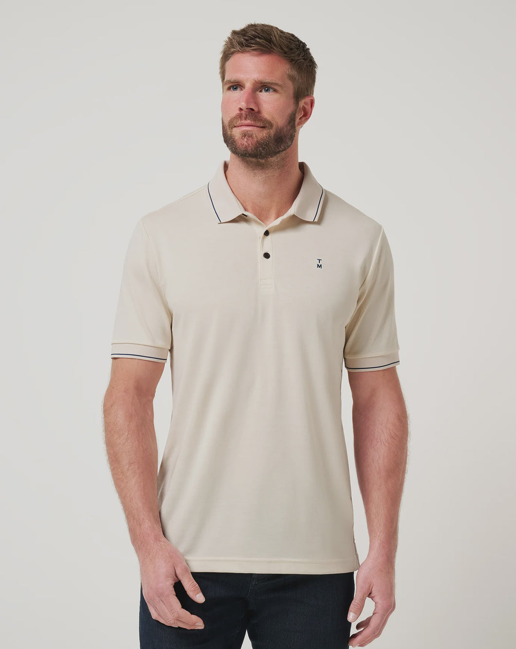 Travis Mathew Happier Hour Polo - Birch