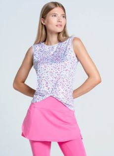 Moon Flower Twist Front Tank - CX080-09B476