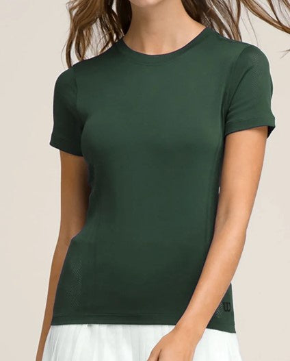 Wilson Women's Pro Seamless Short Sleeve Tee- GNG Sycamore