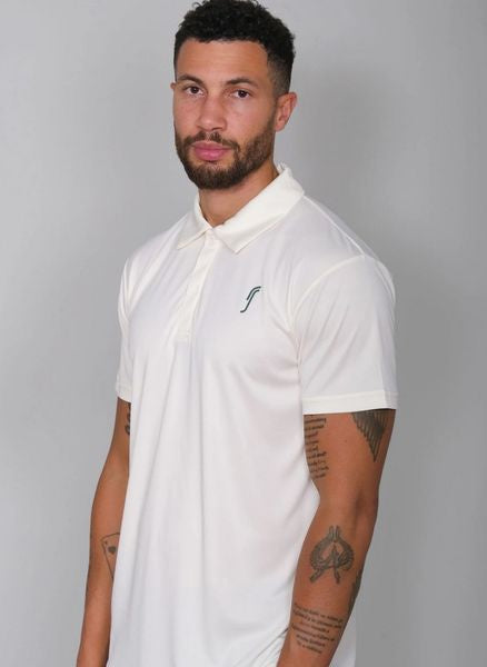 RS Men's National Team Polo (Court White / Court Green)