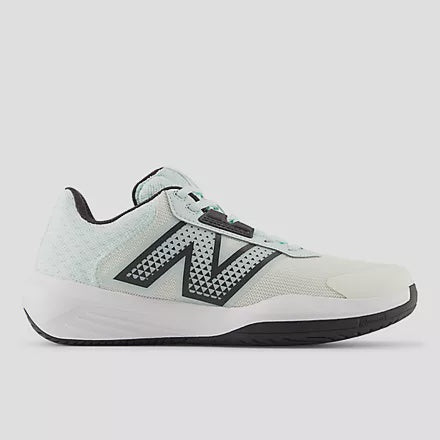 New Balance Women's Wide D-Width 696 v6 Tennis Shoe- WCH696W6 White/Black