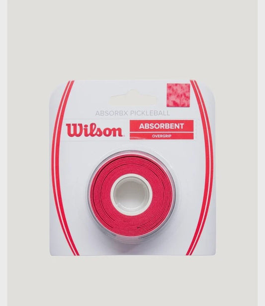 Wilson Absorbx Overgrips 3 Pk- Red