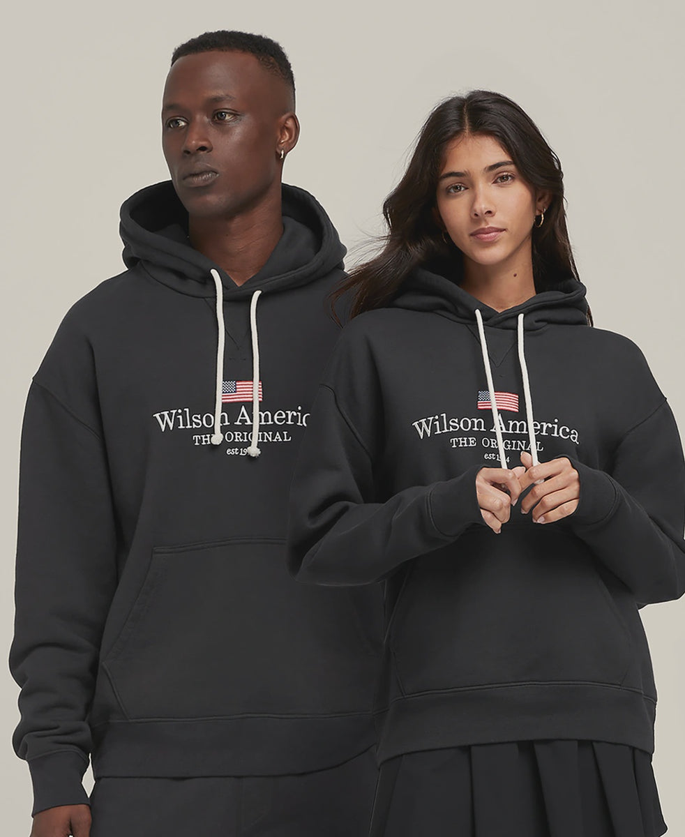 Wilson America Hoodie WW00253BKA - Black – All About Tennis