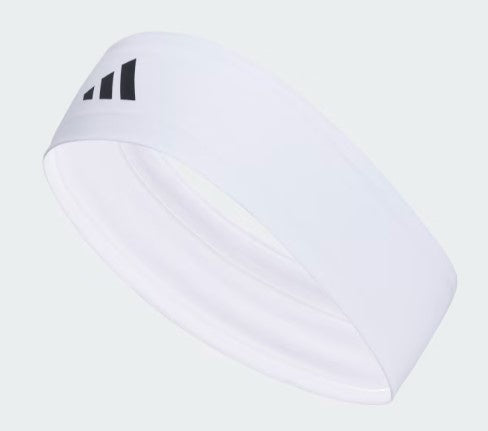 Adidas Alphaskin Wide Headband - White