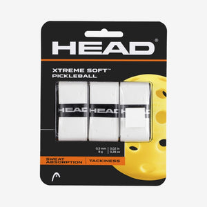 Head Xtreme Soft Pickleball Overgrip (White/Black)