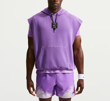 Nike Men's Court Slam Tennis Sleeveless Pullover Hoodie- IF1938-522