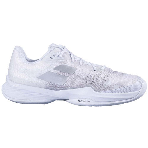 Babolat Women's Jet Mach 3 All Court Tennis Shoes - White/Silver