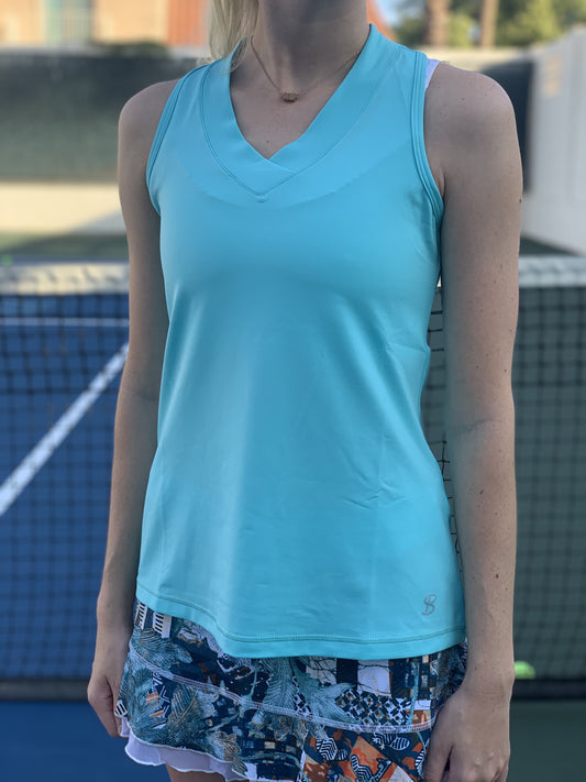 Sofibella UV Racerback Tank 7080