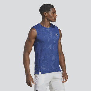 Adidas Men's Melbourne Sleeveless Top - Victory Blue