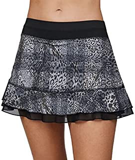 Sofibella Women's UV -Black Panther 13" Skirt