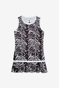 Fila Girls Core Tennis Dress - Zebra