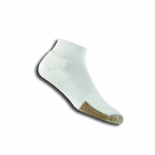 Thorlos Unisex Maximum Cushion Low Cut TMM- Tennis Socks- White