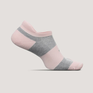 Feetures High Performance No Show Tab - Pink Blanket