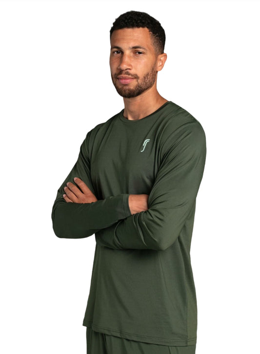RS Long Sleeve Tee- Deep Green
