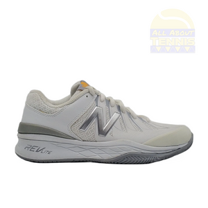 Womens white new balance tennis shoes online