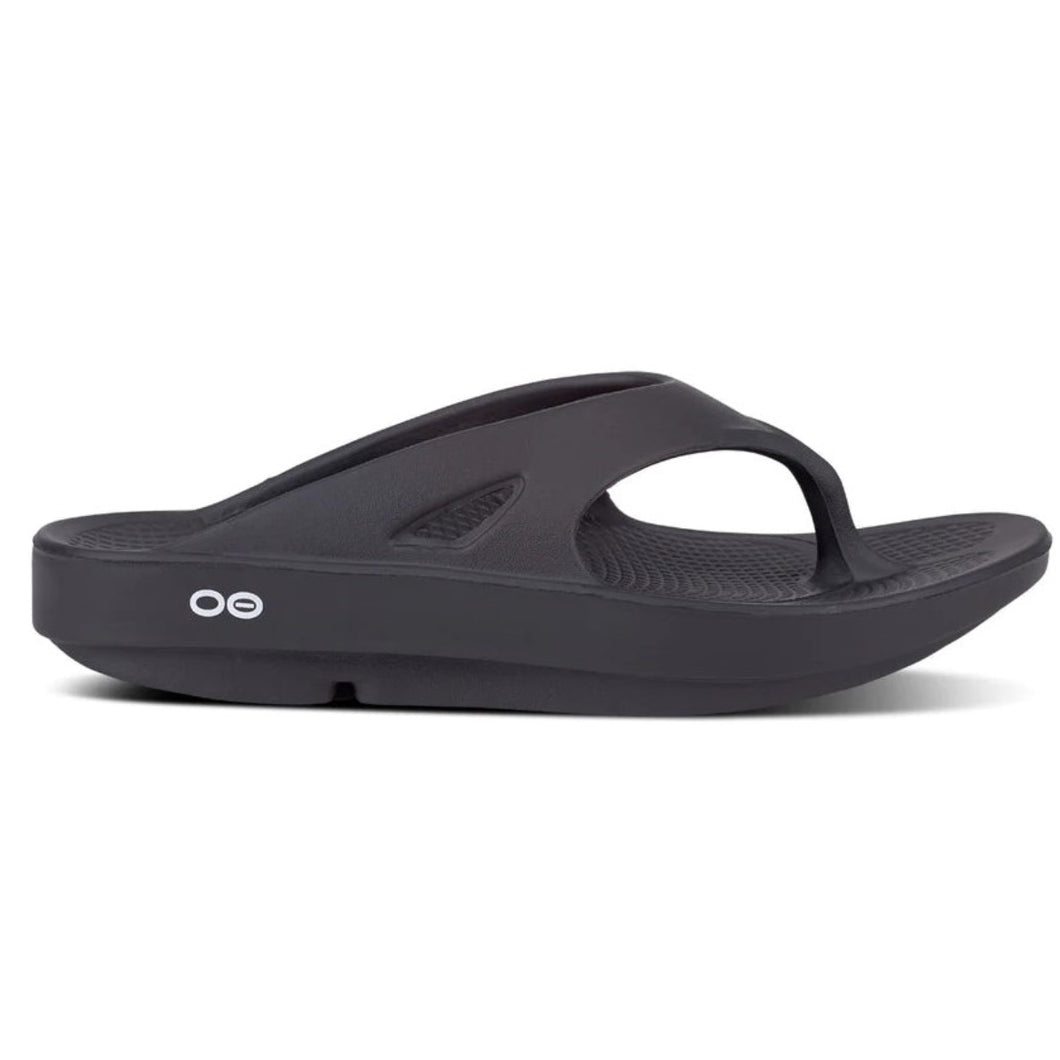 OOfos Men's Original Sandals - Matte Black