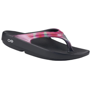 OOfos Women's OOlala Luxe Sandal - Magenta Sky