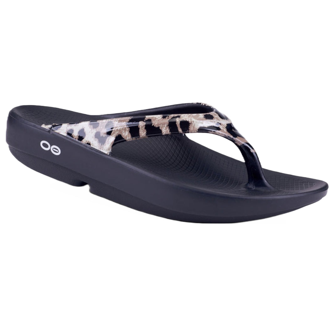 Oofos Women's Oolala Limited Sandal - Cheetah – All About Tennis
