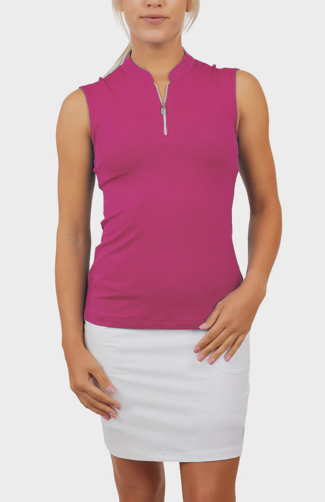 Sofibella Gold Sleeveless Tank - Pink