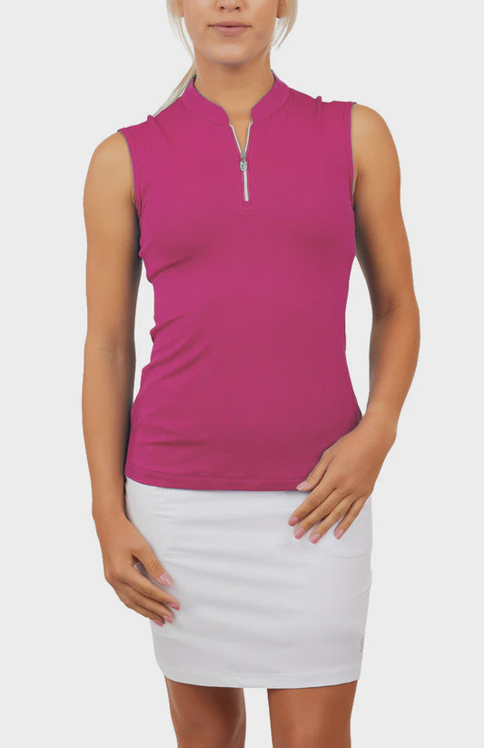 Sofibella Gold Sleeveless Tank - Pink