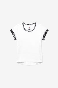 Fila Girl's Zebra Short Sleeve