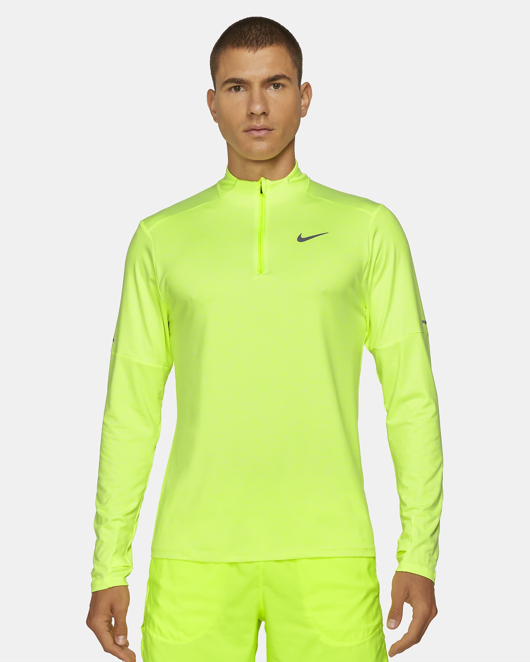 Nike Men's Dri-Fit Element 1/4 Zip Yellow – All About Tennis