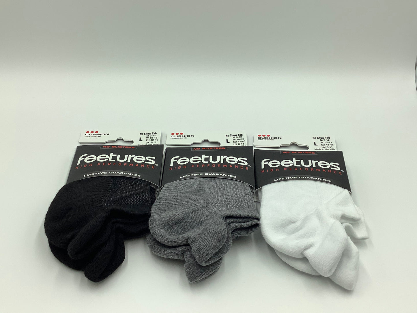 Feetures High Performance Cushion No Show Tab Socks