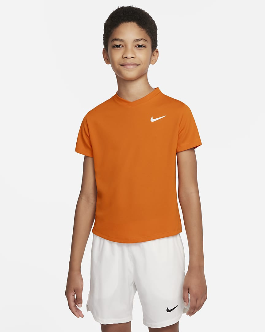Nike Big Kids' Short-Sleeve Tennis Top - 834