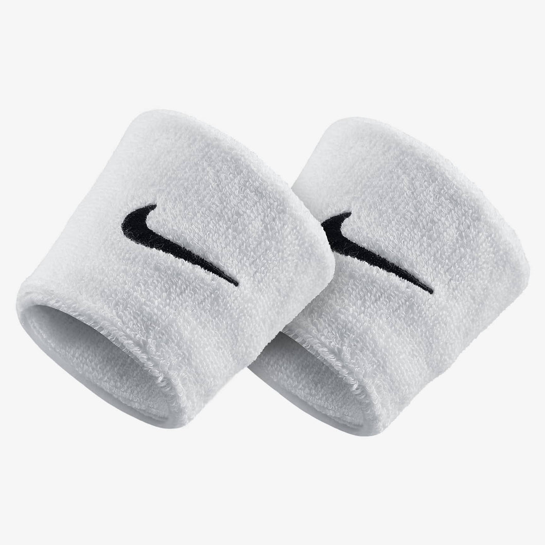 Nike Swoosh Single Wrist Band - White/Black